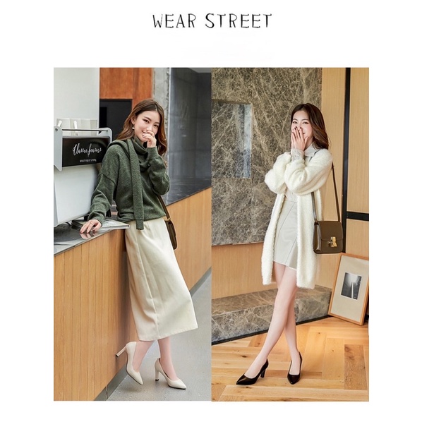 Giày cao gót 9 phân da lì cao cấp siêu êm mềm dễ đi-giày cao gót đế cao su