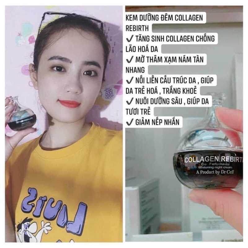 Kem Đêm Collagen Rebirth DR CELL 30g