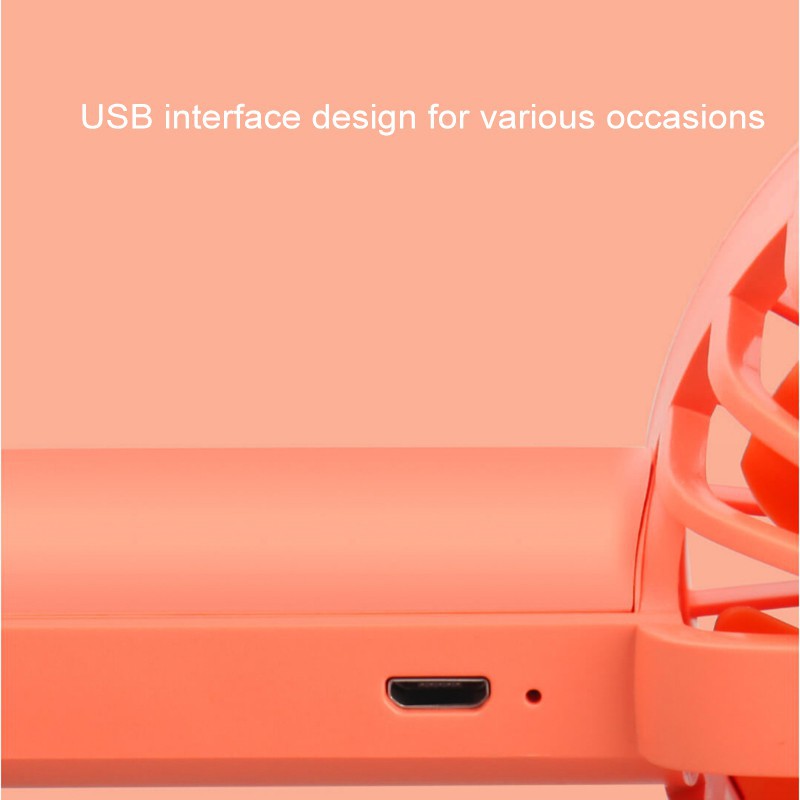 ♈Quạt Mini Cầm Tay Xiaomi VH Điều Hòa Không Khí Có Thể Sạc Lại USSB Tích Hợp Pin