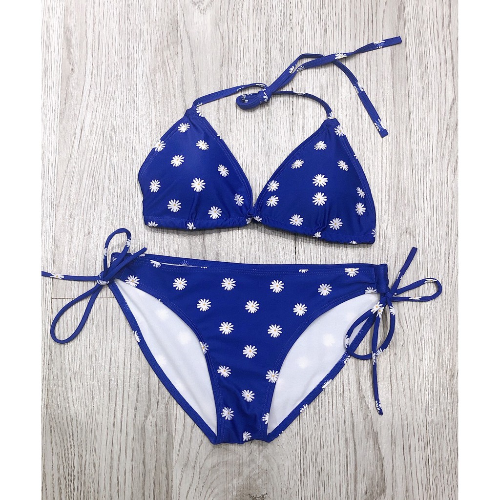 Bikini hai mảnh tam giác sexy xanh dương siêu đẹp ( Ảnh chụp thật 100%)