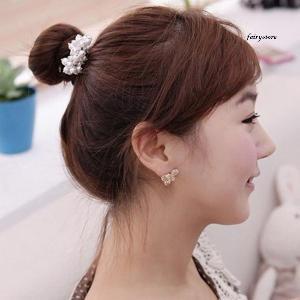 Fs Dây Cột Tóc Đính Hạt Ngọc Trai Nhân Tạo Cho Phái Nữ