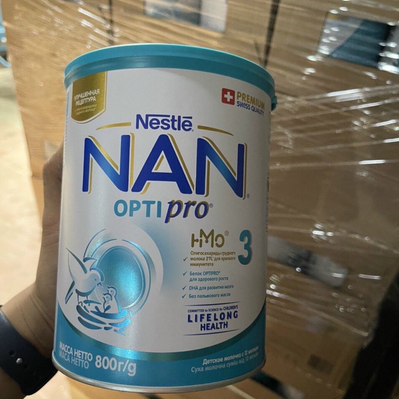Sữa Nan Nga đủ số 1,2,3,4 800g mẫu mới date 2025