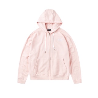 Áo khoác hoodiee zip -ss20 - hồng- fionix