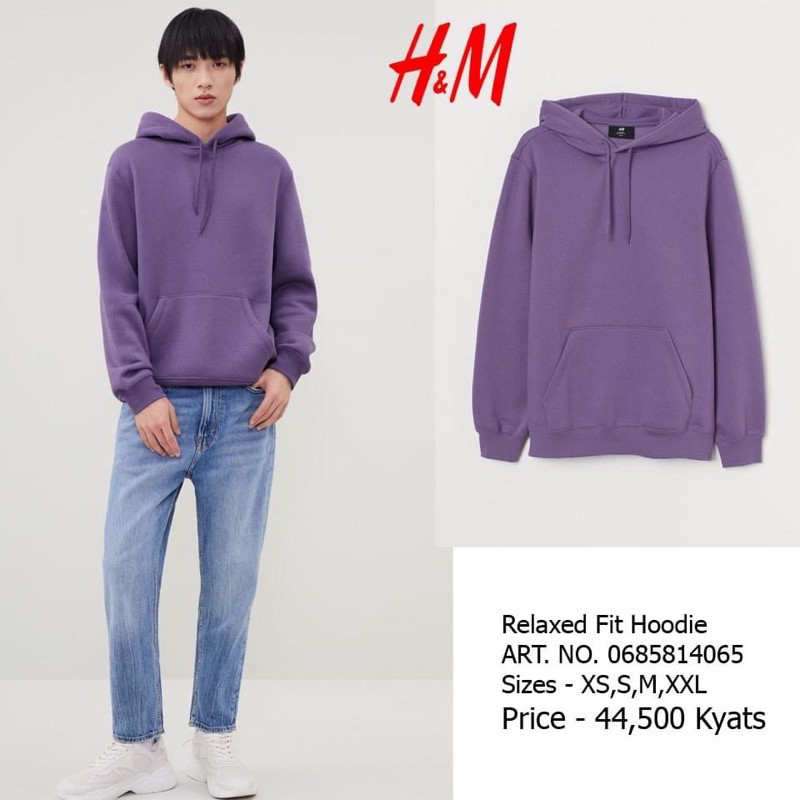 Áo hoodie nam hm ( Sẵn size M)