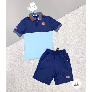 Bộ thể thao nam uni phối cổ Bin store