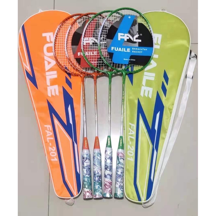 Vợt cầu lông FUAILE FAL-201 - HÀNG CHẤT LƯỢNG CAO khung hợp kim siêu nhẹ (Bộ 2 chiếc)