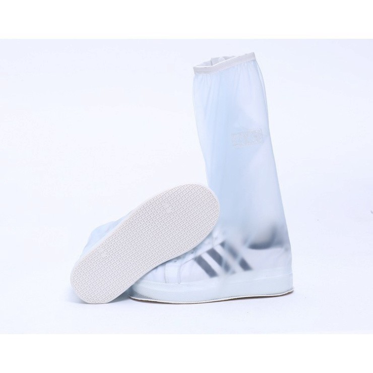 [Hàng Loại 1 - 1 Đổi 1] (Loại Dày) Ủng bọc giày đi mưa cổ cao - Đế cao su - Chống nước - Chống trượt - Nhựa PVC cao cấp