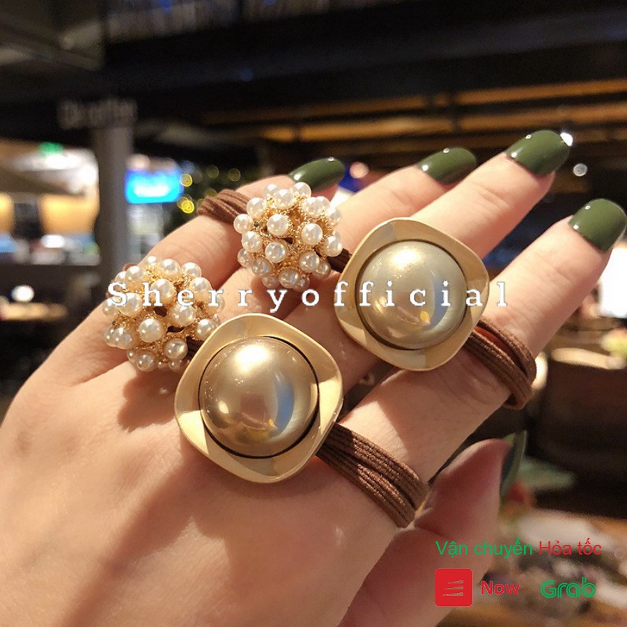 Dây cột tóc co giãn siêu xinh phong cách Hàn Quốc BX73