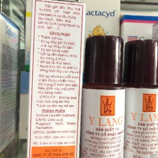 Y LANG - Dầu gội đầu trị chí 100ml