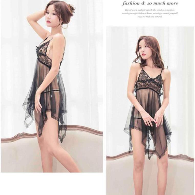 (Size >1m60) Váy Ren Trong Suốt Sexy Nhiều Màu Sẵn 1127