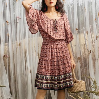 Ceci Cela - Đầm Bohemian Tay Lỡ