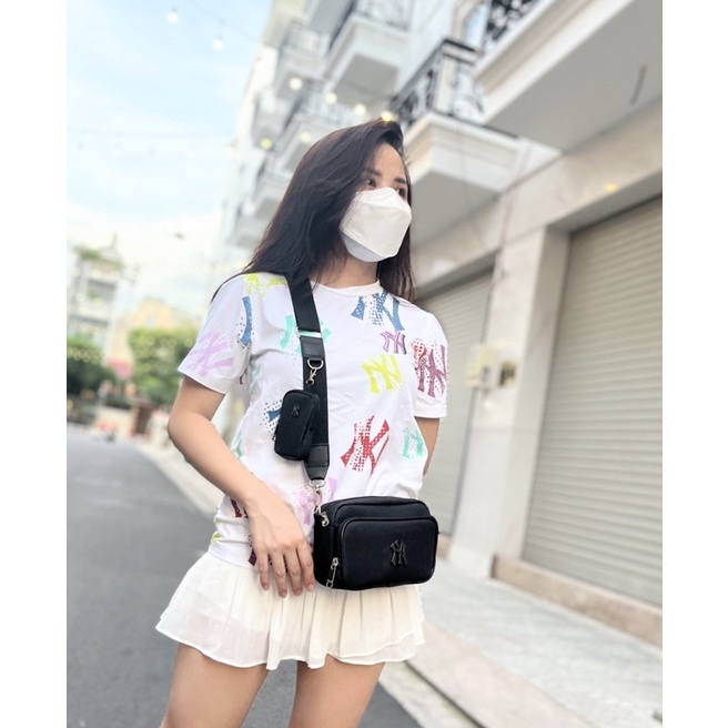 Túi Đeo Chéo Nam Nữ Thời Trang Cao Cấp MLB Chống Nước 100%