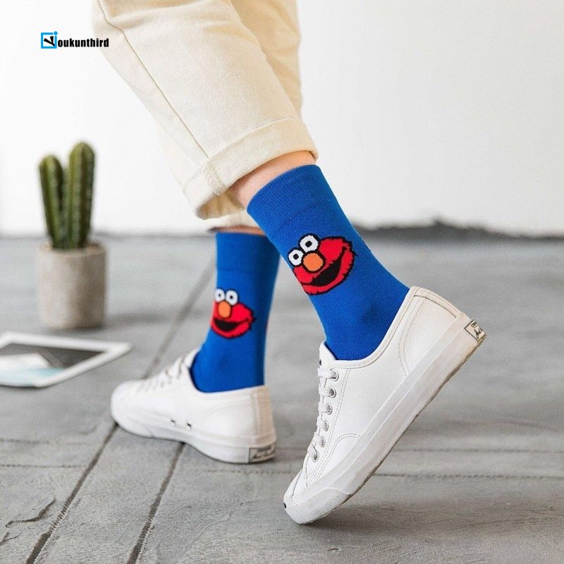 Vớ Cotton Hoạt Hình Vui Nhộn Dành Cho Nam Và Nữ