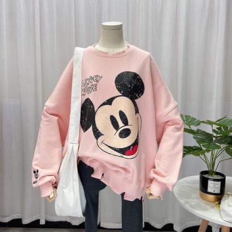 áo nỉ hồng mickey sieu xinh đây ah hotttttt năm nayyy cho các chị em cùng xem đay ạ🥴🥴🥴 mùa đông này mặc khỏi chê luôn