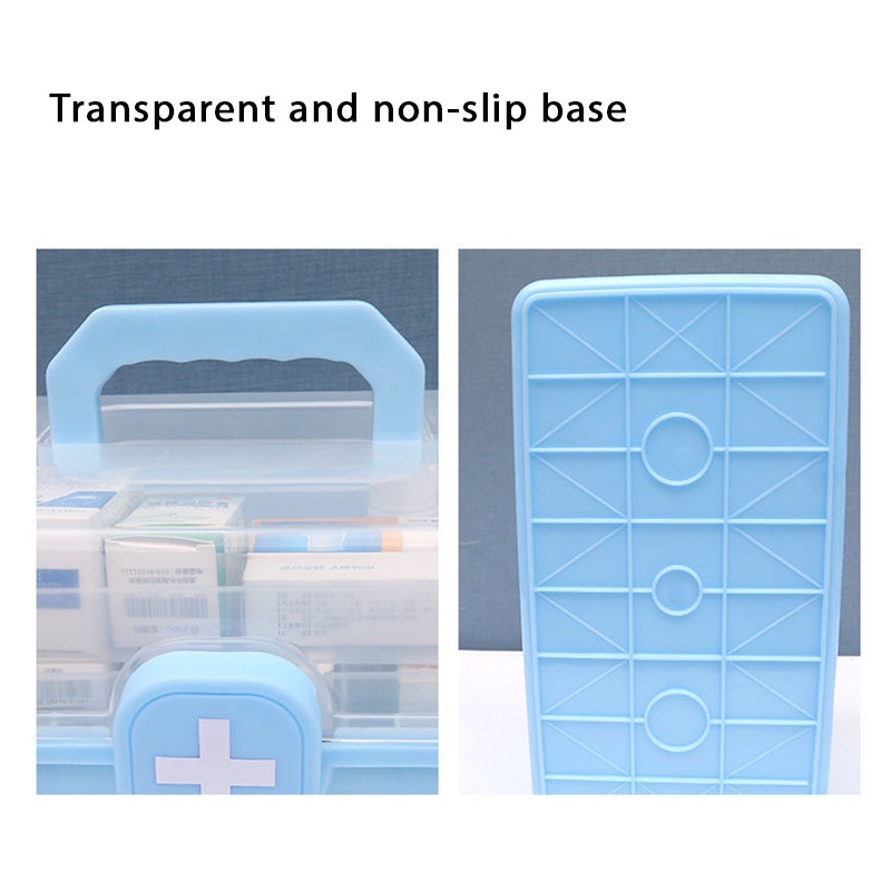 Hộp thuốc gia đình cỡ lớn nhiều tầng đa năng tiện dụng