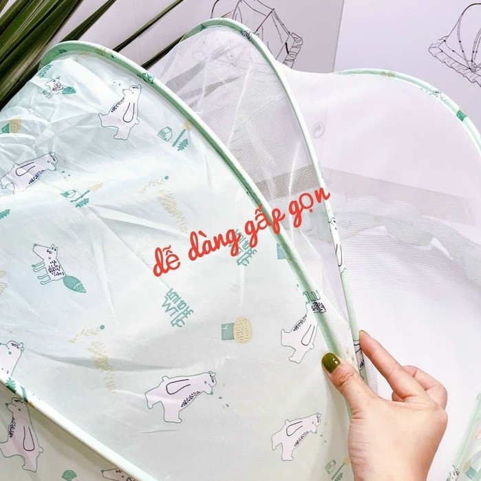 Mùng Gấp Gọn Kiluta,Màn Gấp Gọn Hình Thú Cho Bé.