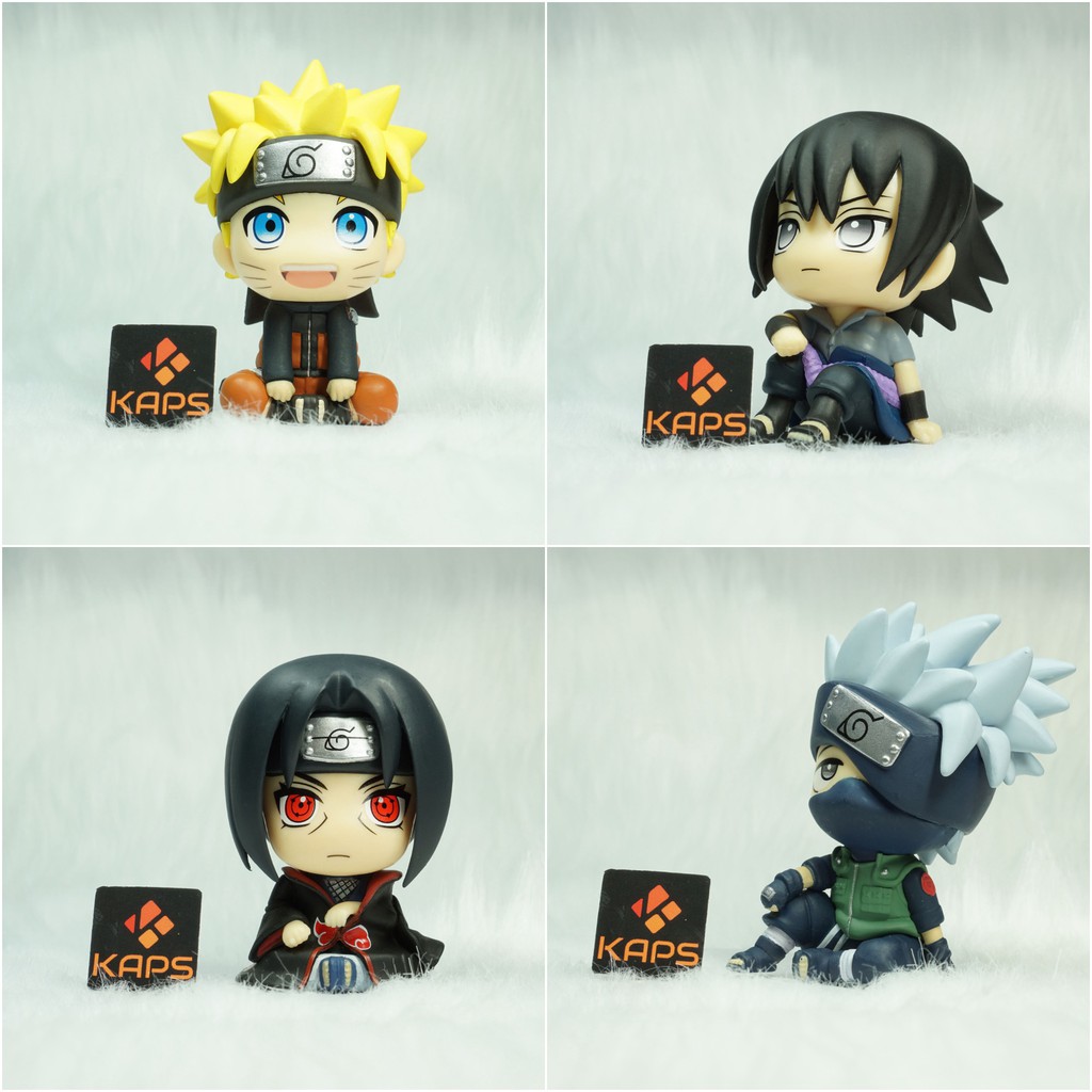 [XẢ HÀNG - NGHỈ BÁN] Mô hình NARUTO, SASUKE, ITACHI, KAKASHI đang ngồi trang trí góc làm việc, workspace