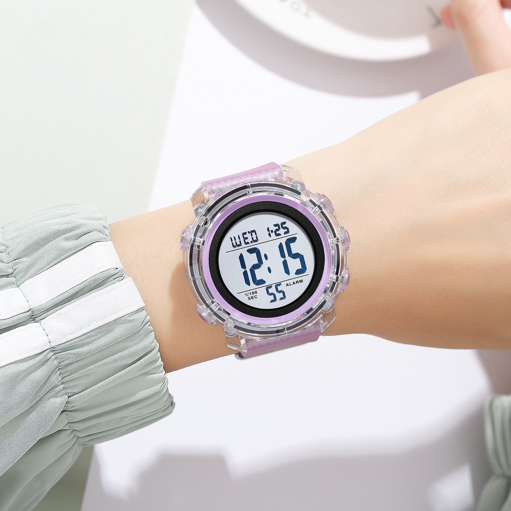 Đồng Hồ Điện Tử 5 Thanh Đèn LED Đa Năng SKMEI 1996