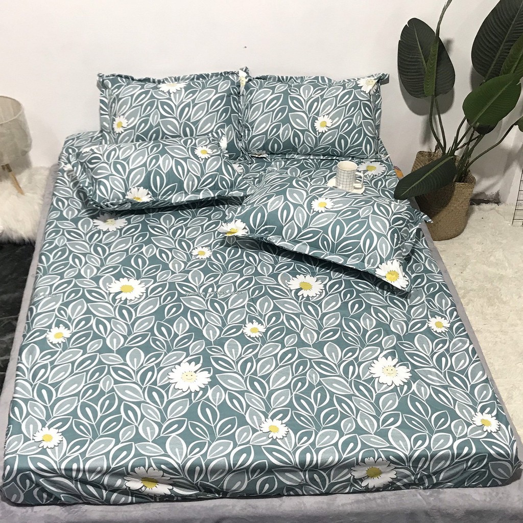 Ga chống thấm cotton trải giường nằm trực tiếp 2 trong 1 nhiều màu (được chọn mẫu) | BigBuy360 - bigbuy360.vn