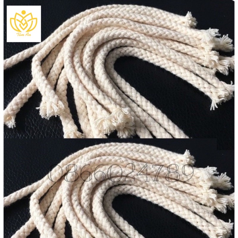 Bấc đèn cồn   dày dặn, dài 15 cm