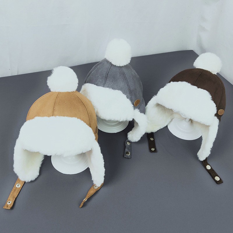 Mũ che tai giữ ấm đáng yêu nhiều màu tùy chọn cho bé từ 1-4 tuổi