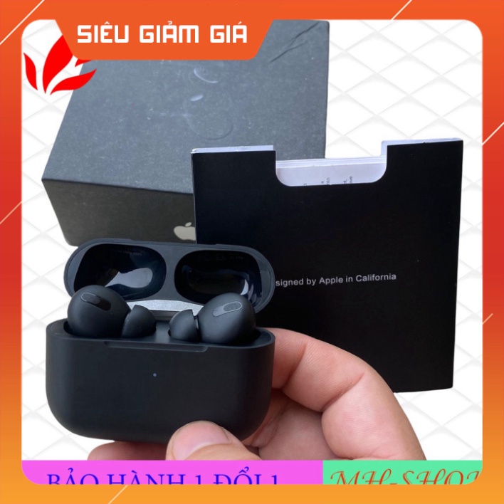 Tai nghe AIR PRO (đen) - Định vị đổi tên - Âm thanh cực đỉnh - Cho IOS và ANDROID Bảo hành 3 tháng