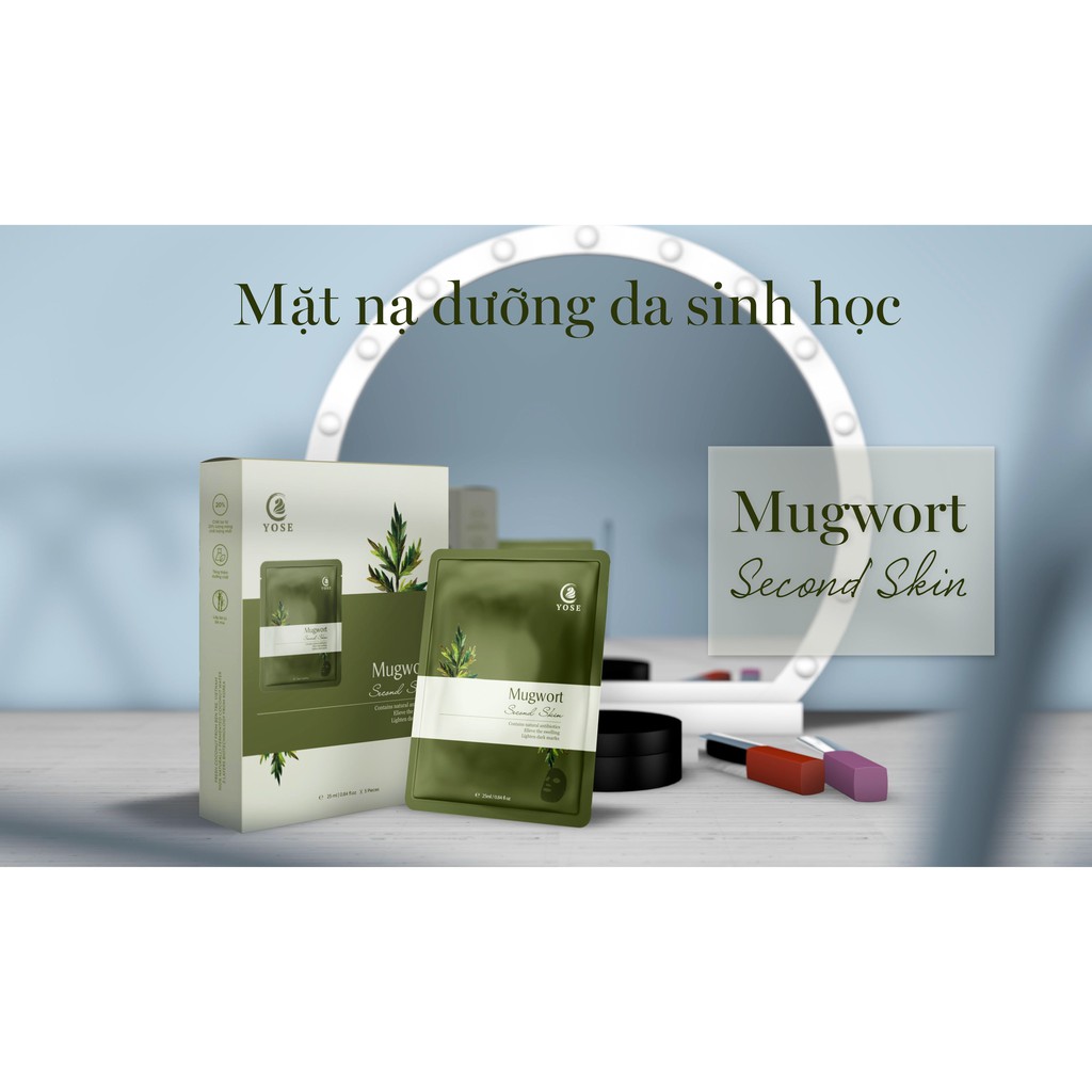 Mặt nạ da sinh học Coko Yose Mugwort - DỊU DA, CẤP NƯỚC, DƯỠNG ẨM, TRẮNG SÁNG