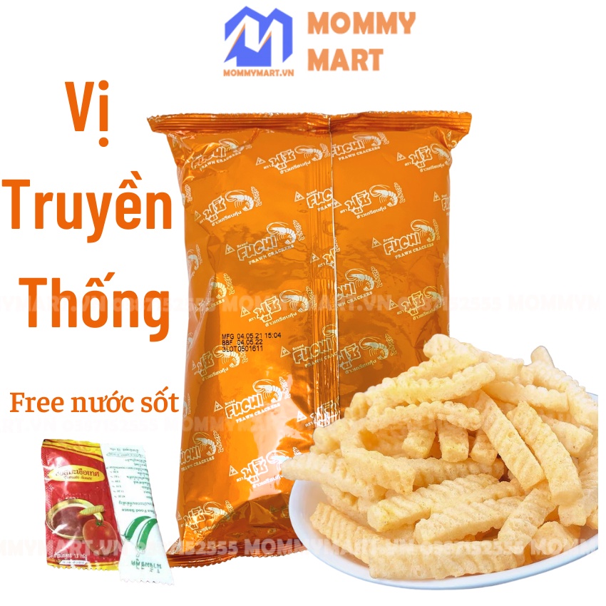 Bim Bim Tôm Khổng Lồ Fuchi Thái Lan Lẻ 1 Gói, BimBim Khổng Lồ Thái Lan Siêu Ngon Giòn Rụm Mommymart