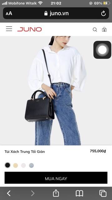 Túi Juno da cực mền giảm giá còn 650 giá gốc 755000₫