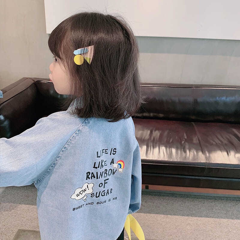 Áo Sơ Mi denim Dài Tay Phong Cách Hàn Quốc Cho Nữ