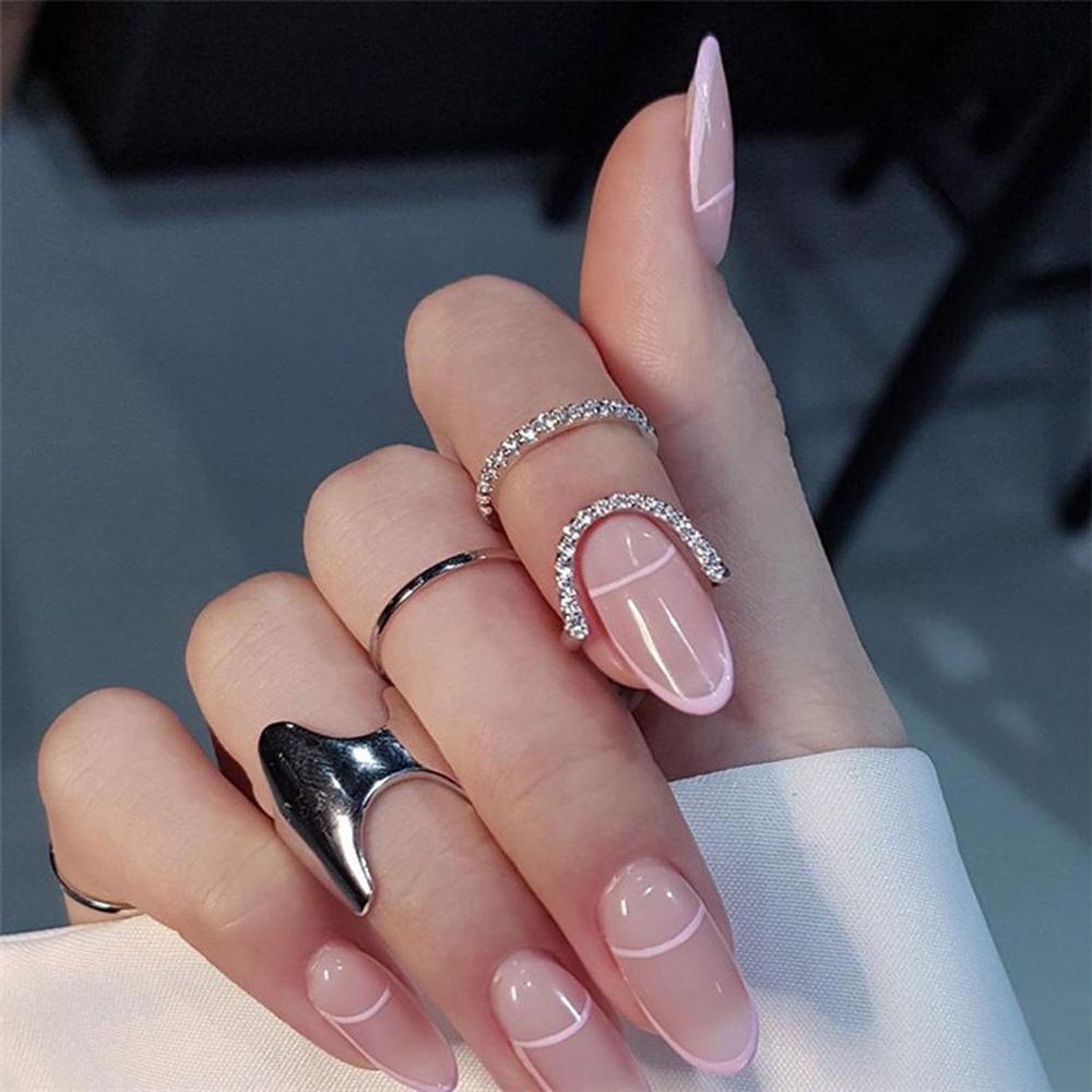 Nhẫn Đeo Móng Tay Thời Trang Cho NữỐp Bảo Vệ Ngón Tay Chất Lượng Cao Tiện Lợi Dễ Sử Dụng
