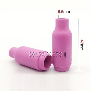 Sứ tig số 4 - Hộp 10 cái chụp sứ súng hàn tig WP số 4