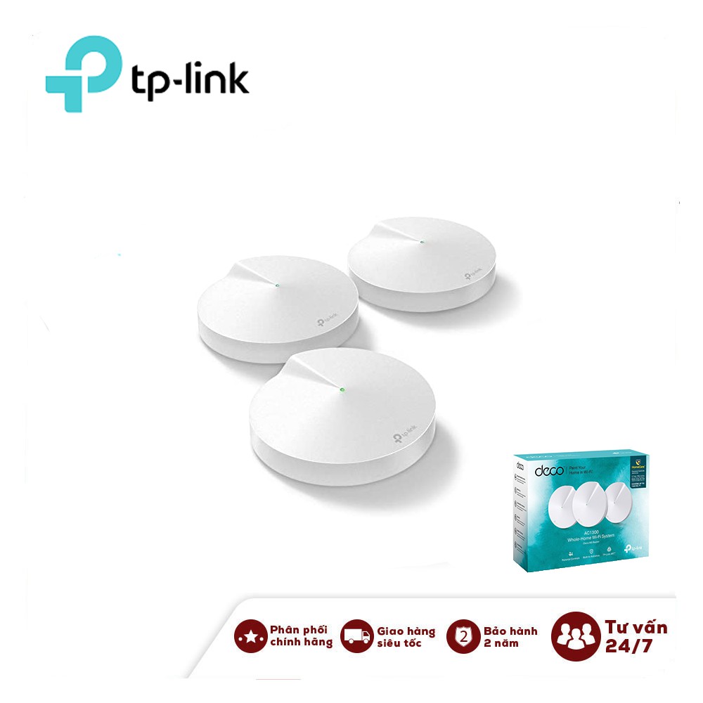 Hệ thống Wi-Fi Mesh cho gia đình ac1300 DECO M5 3 pack