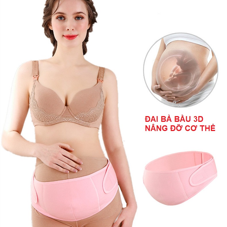 Đai đỡ bụng bầu - đai nâng bụng bầu cao cấp điều chỉnh được an toàn cho mẹ và bé trước và sau sinh D05