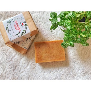 Xà bông organic CÁM GẠO - Xà bông handmade rửa mặt, tắm (HSD 18 tháng)