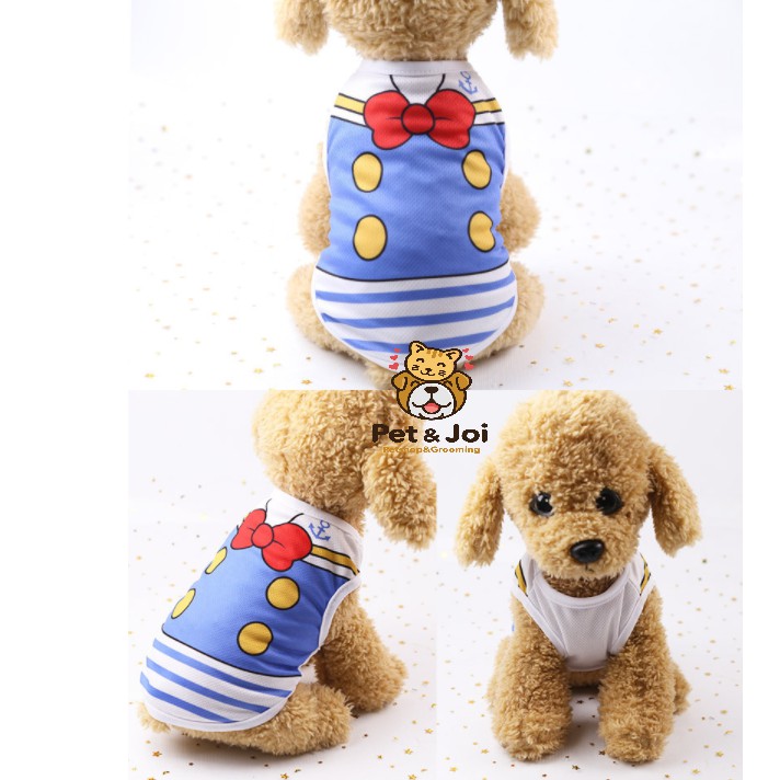 Bộ quần áo chó mèo mẫu Ba Lỗ Giả Yếm - Pet&amp;Joi Petshop