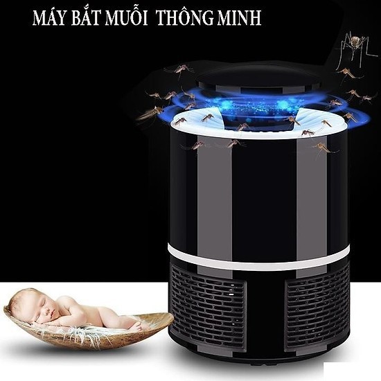 Máy Bắt Muỗi Thông Minh - Đèn Led Xanh Hút Côn Trùng , Muỗi , Bọ