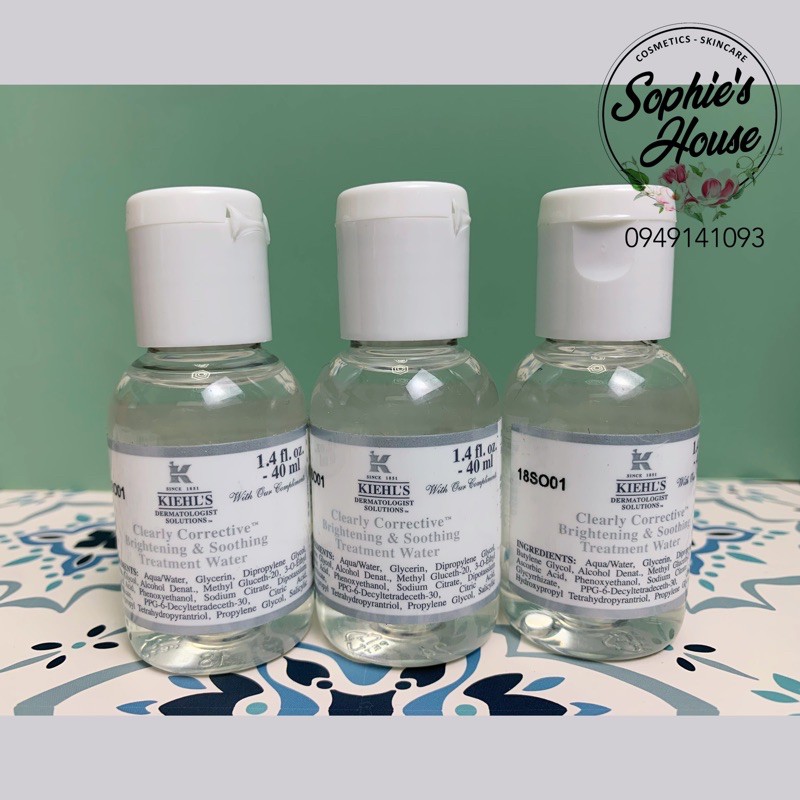 Nước Thần Kiehls Clearly Corrective Brightening Soothing Treatment Water