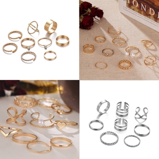 Bộ Nhẫn Thời Trang Phong Cách Cổ Điển Dành Cho Nữ