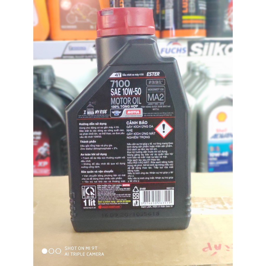 Nhớt Motul 7100 10w50