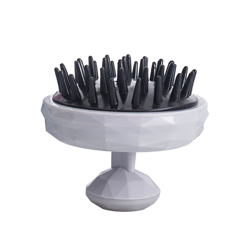 Bàn Chải Massage Da Đầu Với Đầu Lông Silicon Mềm Giúp Thư Giãn