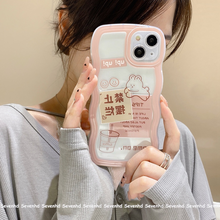 Ốp Điện Thoại Mềm Họa Tiết Thỏ Hoạt Hình Cho iPhone 13 12 11 Pro Max Xs Max Xr X 7 8 6 6s Plus