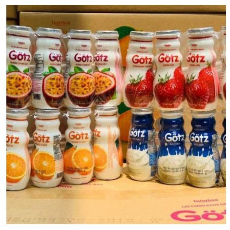 Sữa chua uống Gotz thùng 48 chai 110ml đủ các vị
