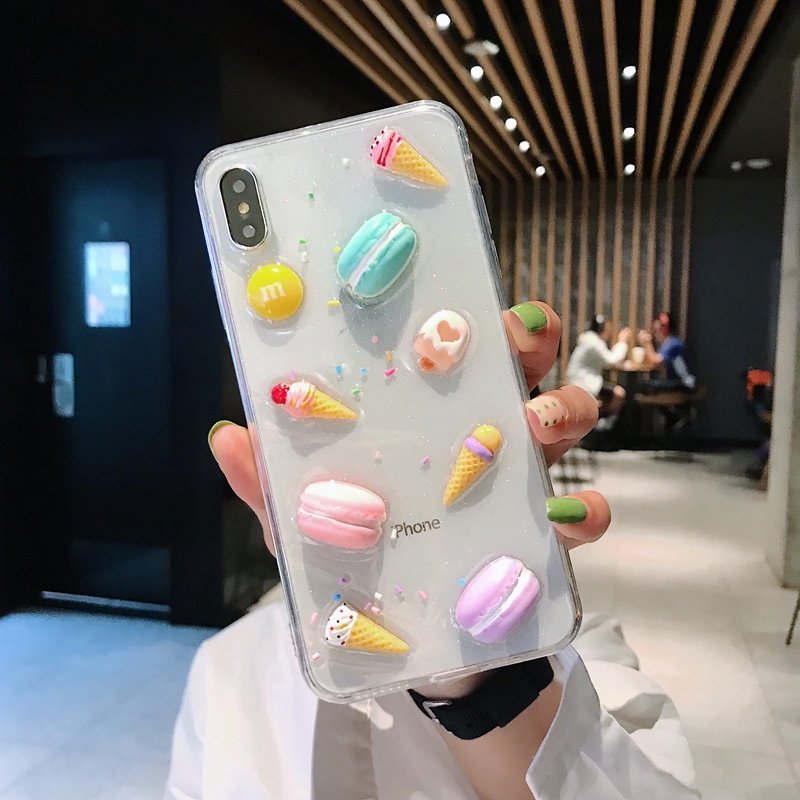 Ốp lưng iphone 3d Bánh kem và nước ngọt 6/6s/6plus/6splus/7/8/7plus/8plus/x/xs/xs max/11/11promax- Awifi Case D3-3 | BigBuy360 - bigbuy360.vn