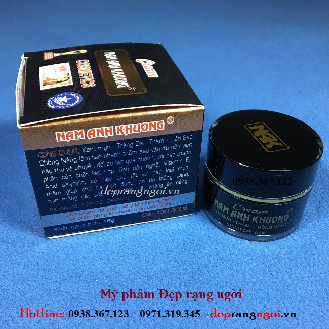 Kem mụn - Thâm - Chống nắng dành cho nam Nam Anh Khương 18g | BigBuy360 - bigbuy360.vn