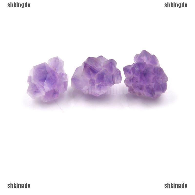 Set 5 viên đá thạch anh tím tự nhiên