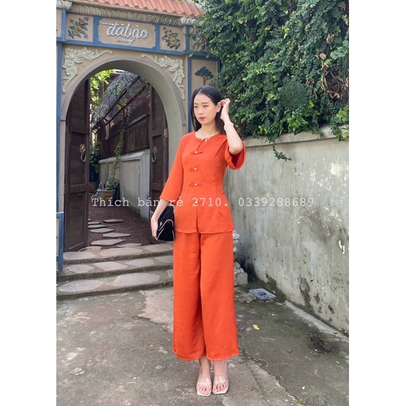 Set lam tay lỡ thắc bính nút ngọc xẻ tà, Set lam đi chùa đi lễ L4