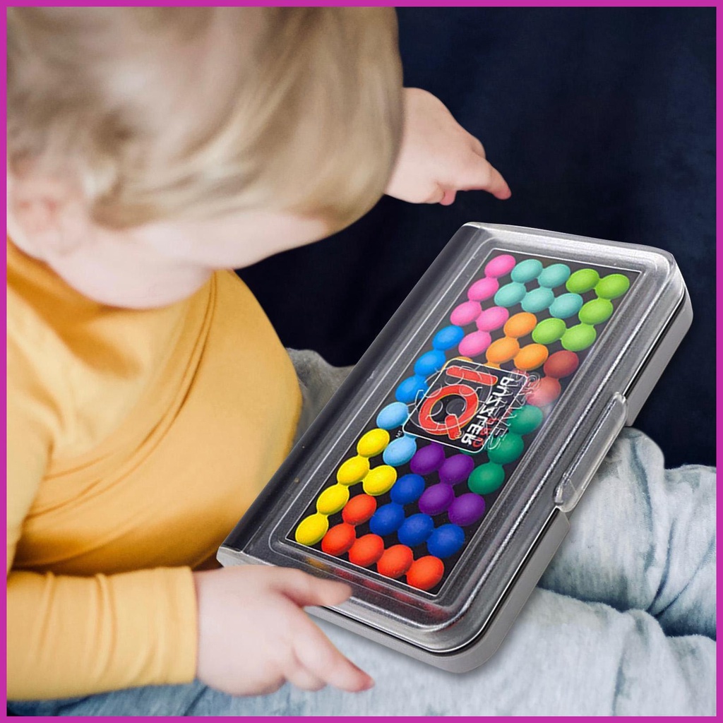 Bộ Đồ Chơi Thử Thách Trí Thông Minh IQ 120 Hạt 3D Giúp Rèn Luyện Tư Du Lịch Montessori