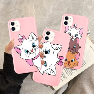 Ốp Điện Thoại Mềm Hình Mèo Marry Cho iPhone 6 6S 7 8 Plus SE 2020 X XS Max XR 11 12 1