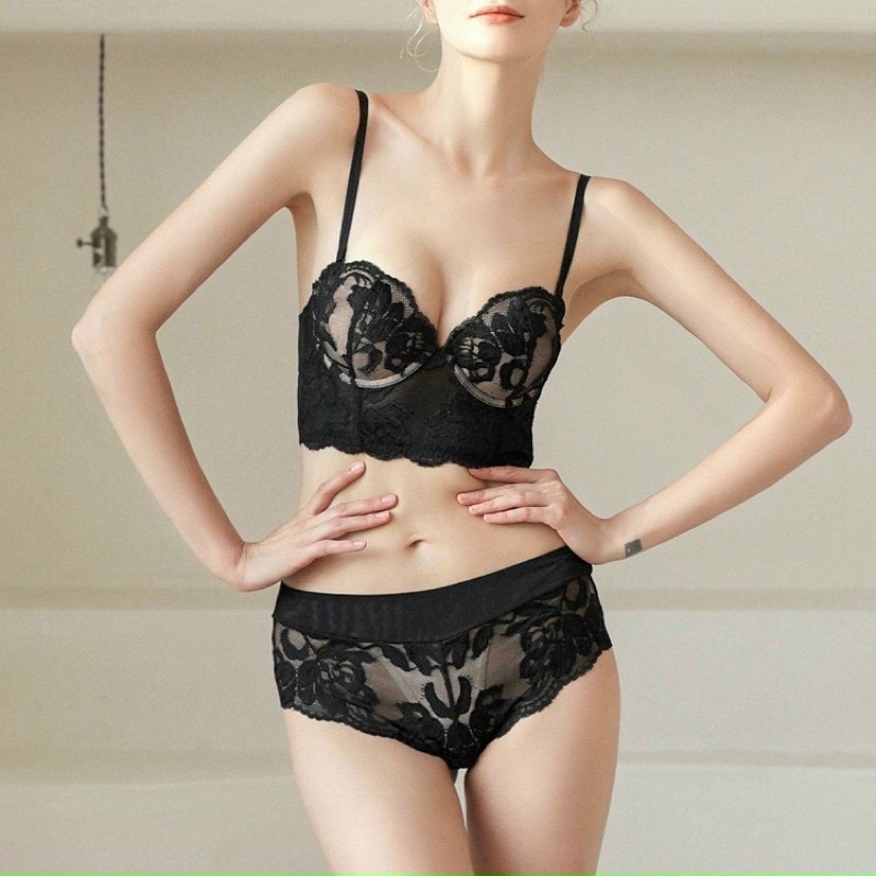 Bộ đồ lót Ren Định Hình Bản To Giảm Mỡ Lưng Cao Cấp